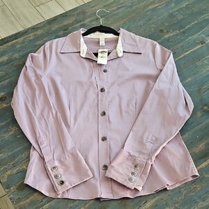 Old Navy Lavender Button Down Shirt